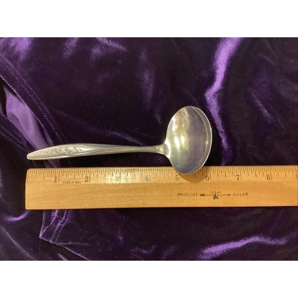International Radiant Rose Serving Spoon Ladle Pie Server Lot Of 3 Discontinued